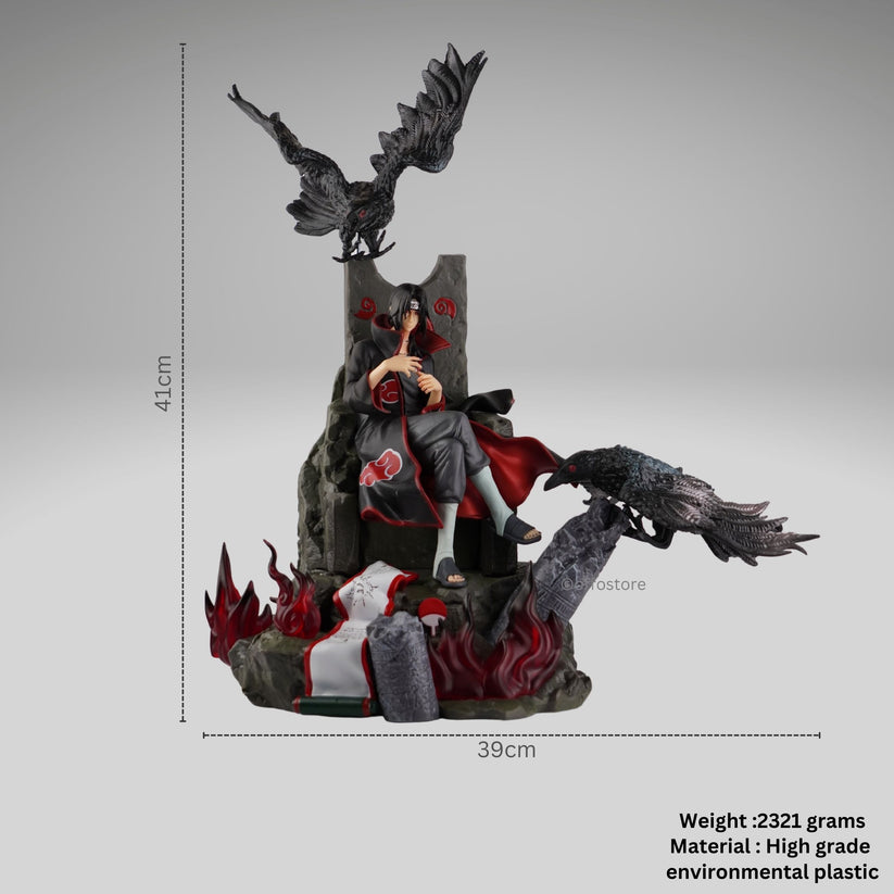 Naruto Anime Itachi Uchiha Throne Action Figure