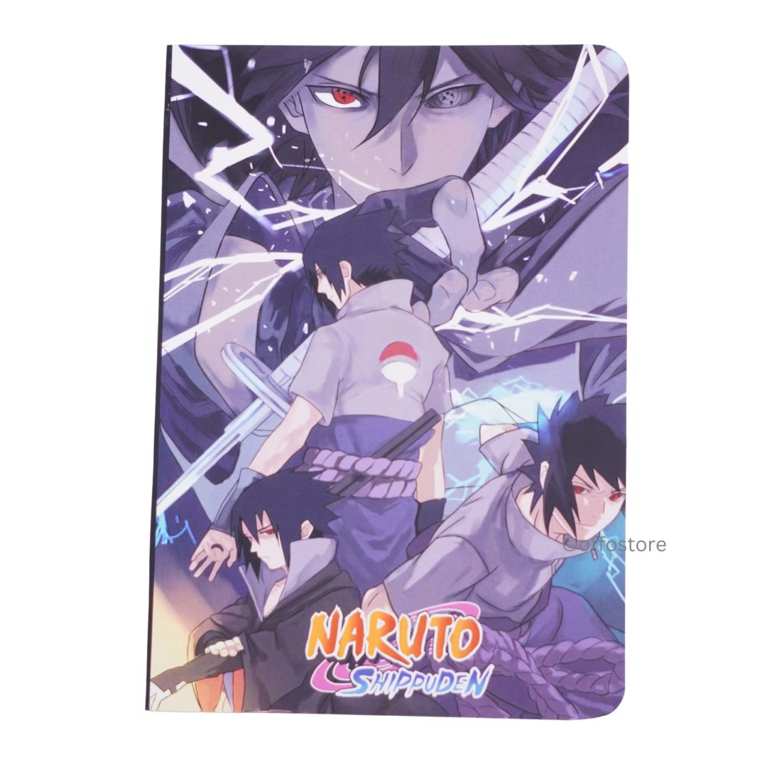 Anime:Naruto shippuden sasuke velvet finish A5 book