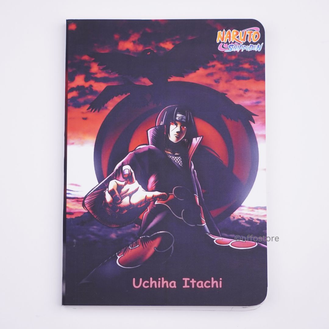 Naruto shippudin itachi velvet finish A5 book