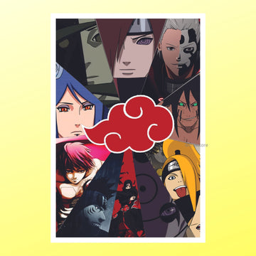 Naruto Anime Akatsuki Wall Poster