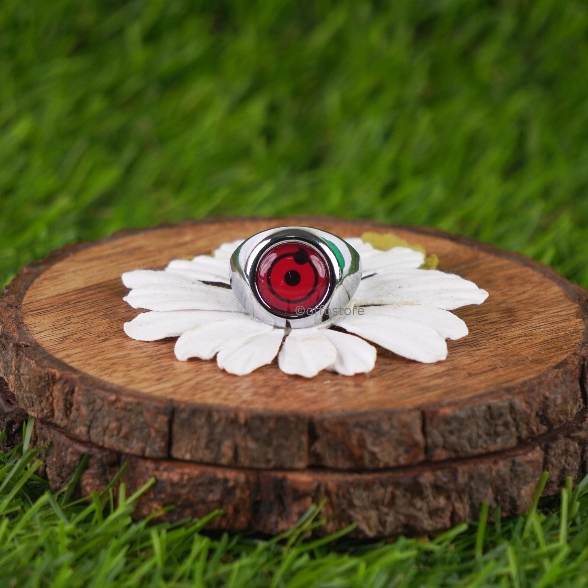 Naruto Anime One Tomoe Sharingan Ring