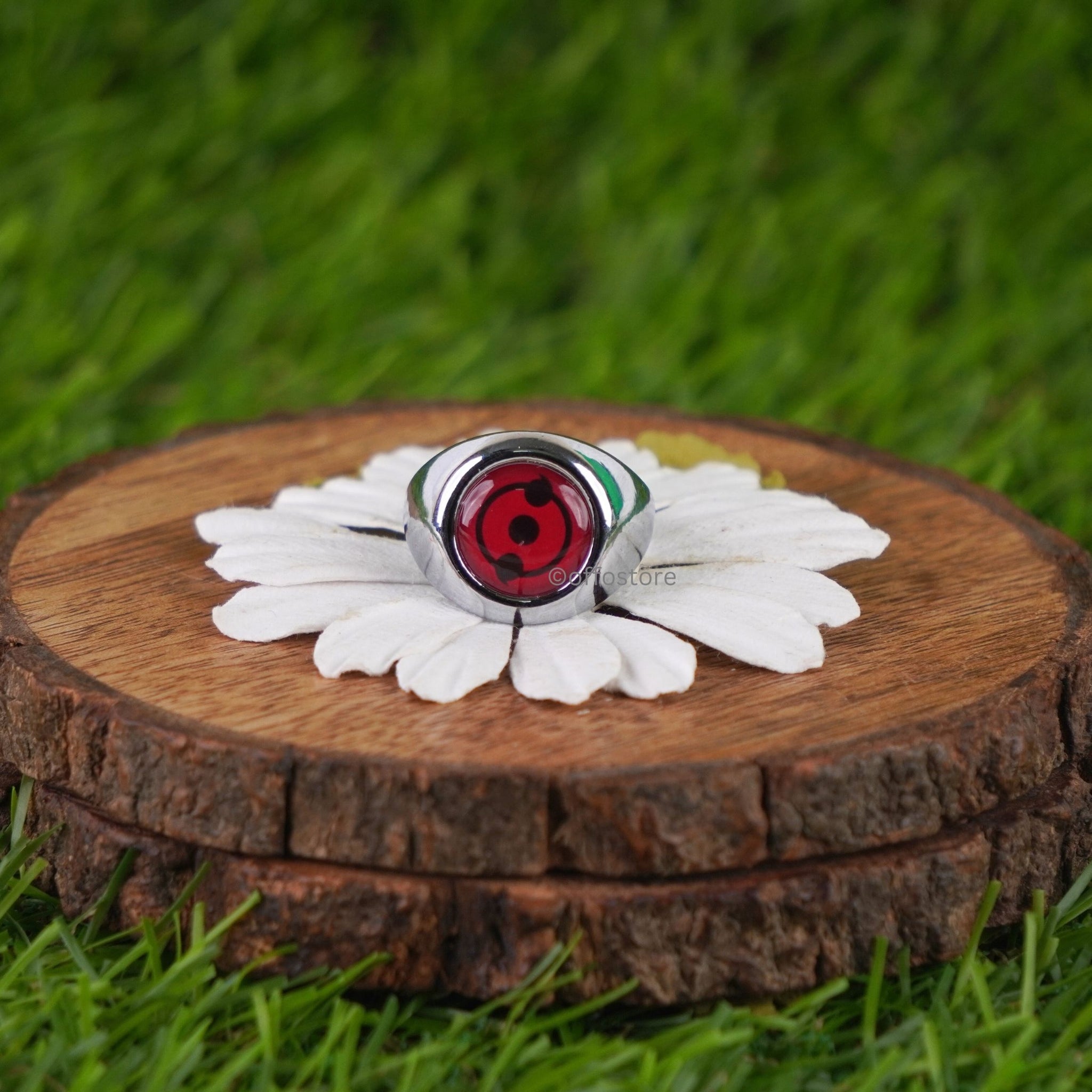 Naruto Anime Two Tomoe Sharingan Ring