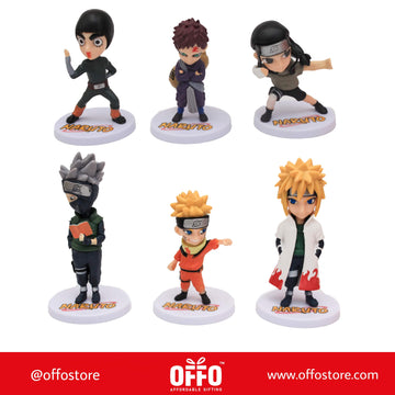 Naruto Anime Chibbi Figures Set of 6 (E)
