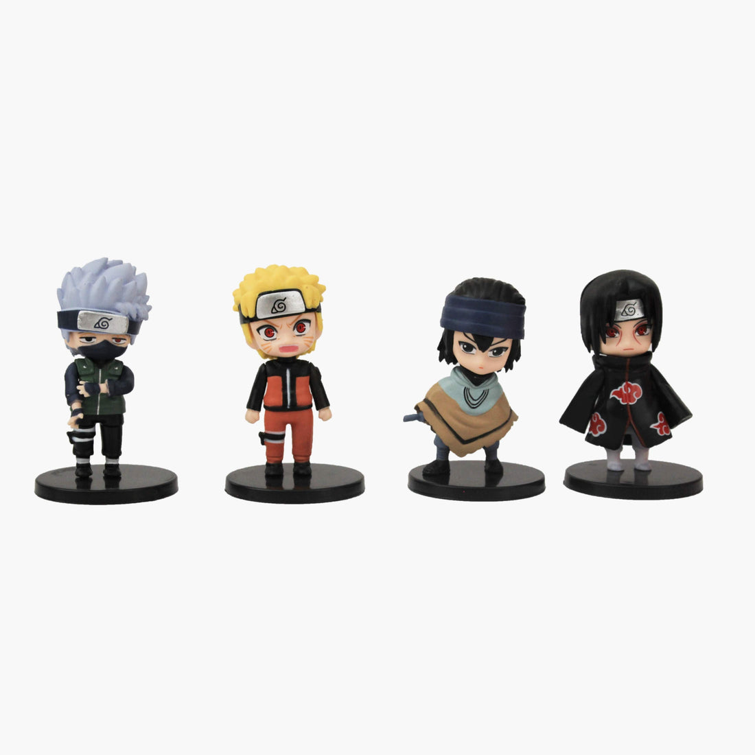 Naruto Anime Chibbi Figures Set of 12 [6-7 cm]