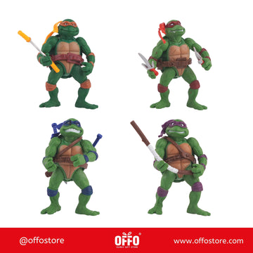 Ninja Turtles Set Of 4 Action Figures