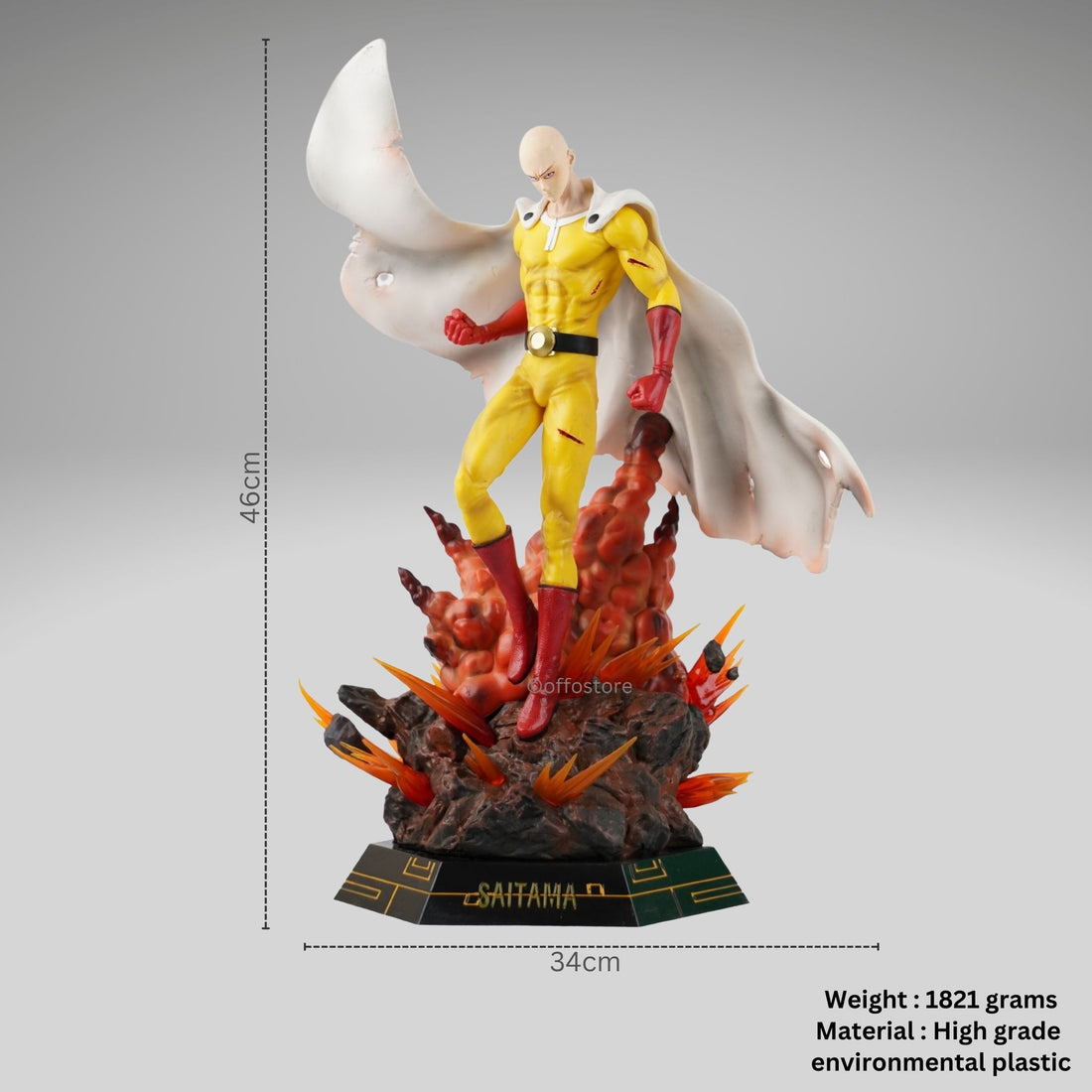 One Punch Man Saitama Anime Action Figure