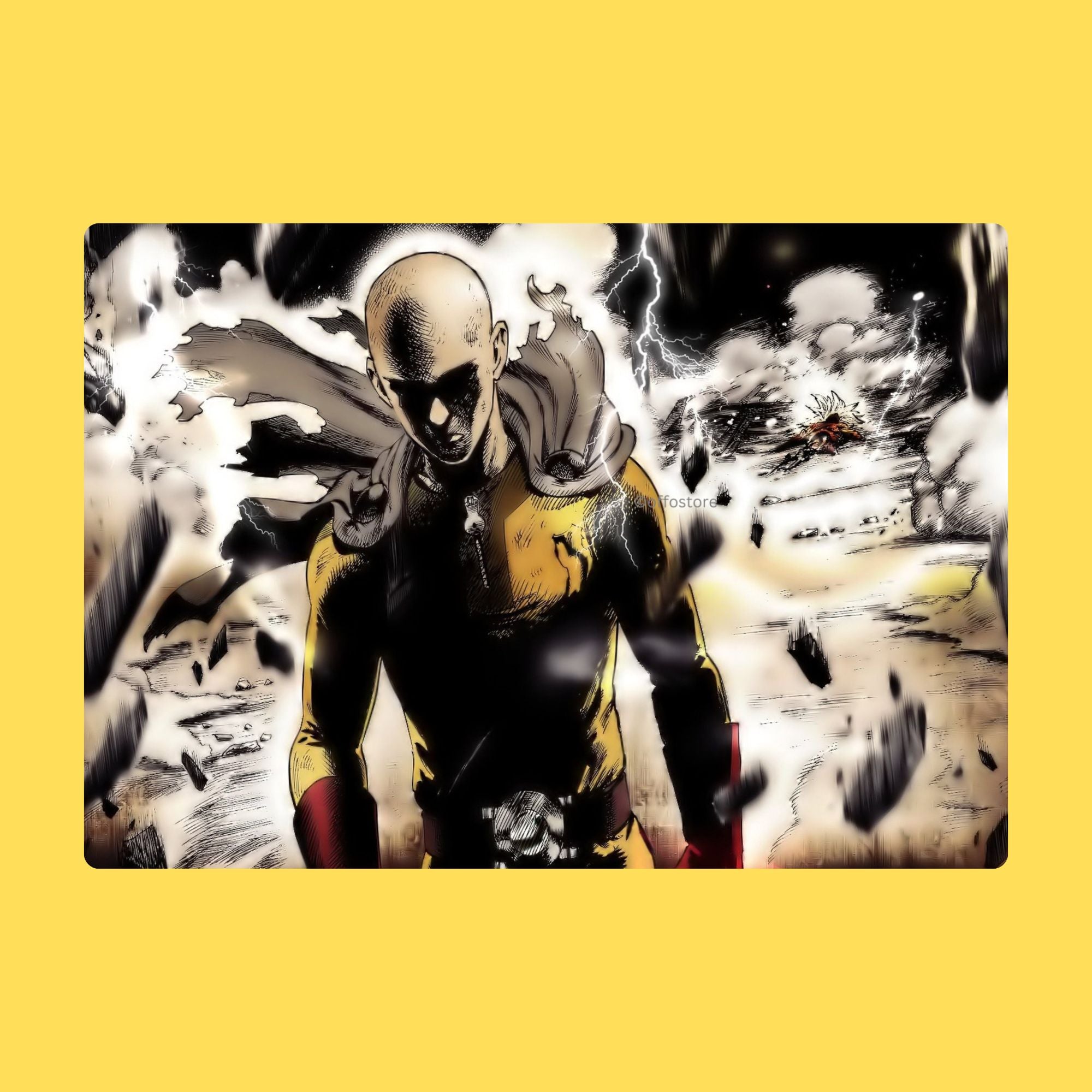 One Punch Man Anime Saitama Wall Poster