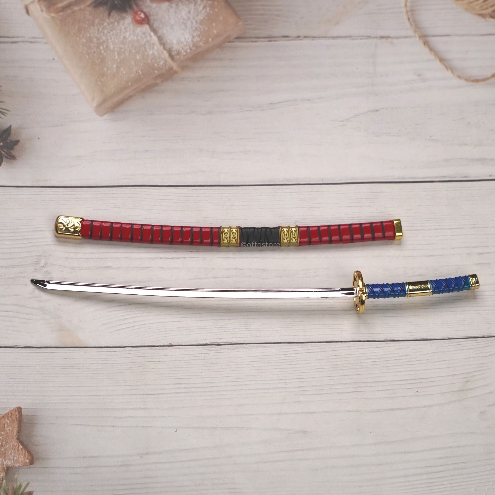 One Piece Anime Zoro's Sandai Kitetsu Mini Katana (High grade plastic)