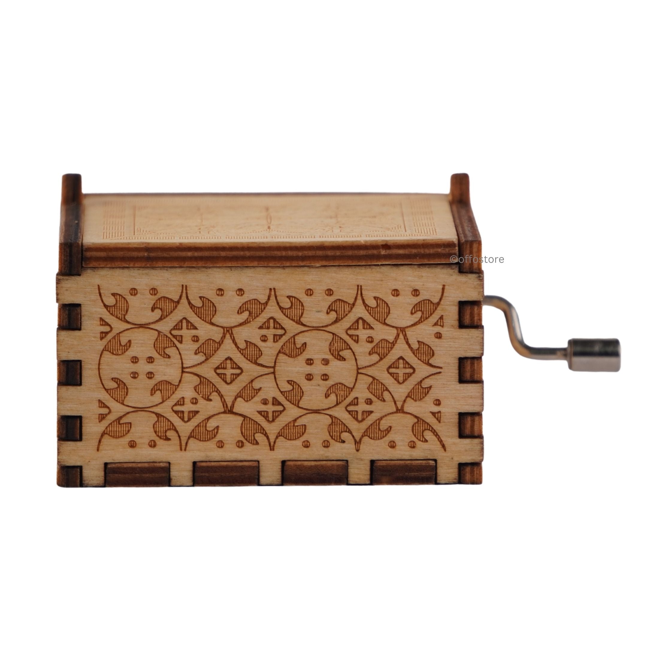 One Piece Anime Wooden Hand Cranked Engraved Music Box
