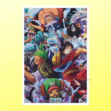 One Piece Anime Wano Wall Poster