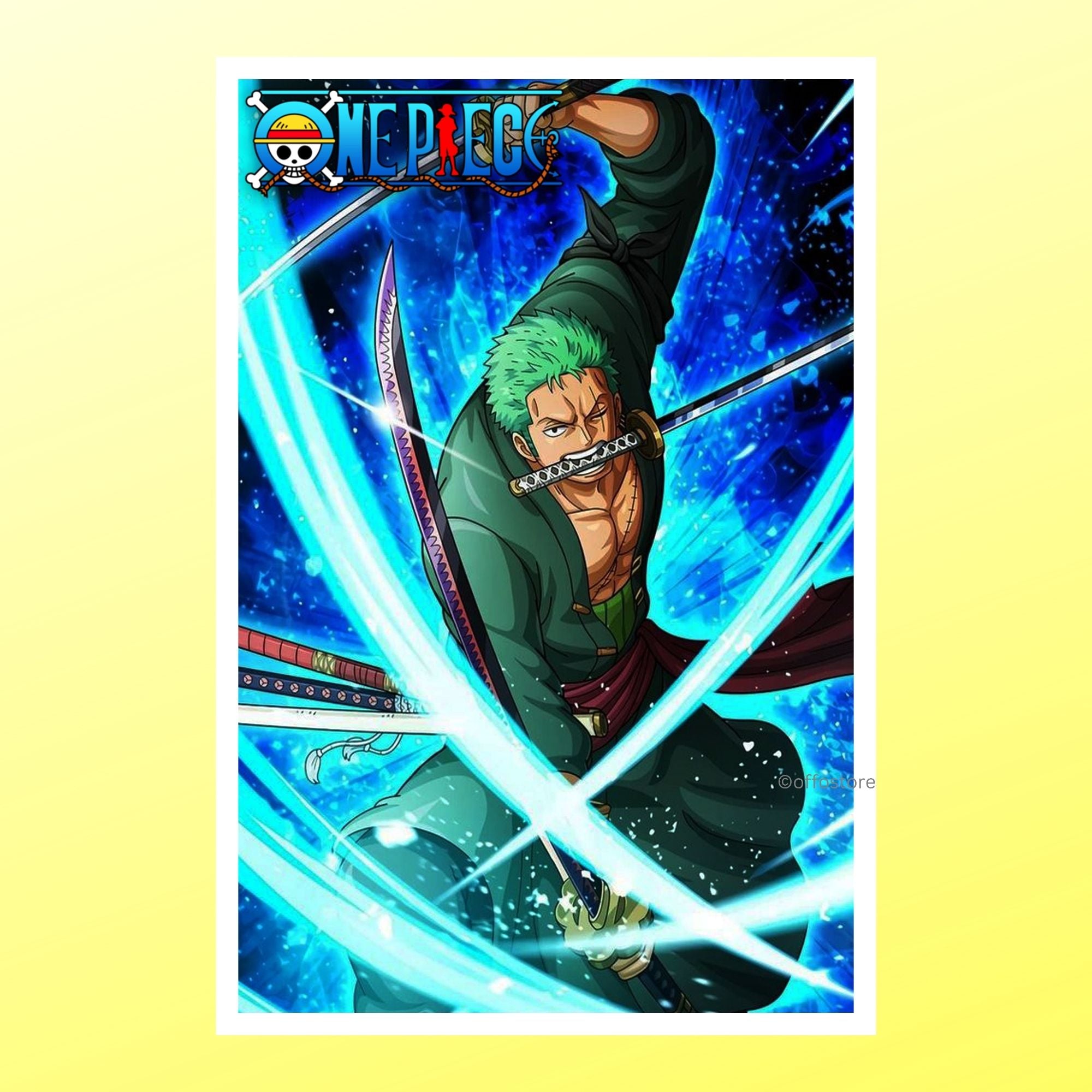 One Piece Anime Roronoa Zoro Wall Poster