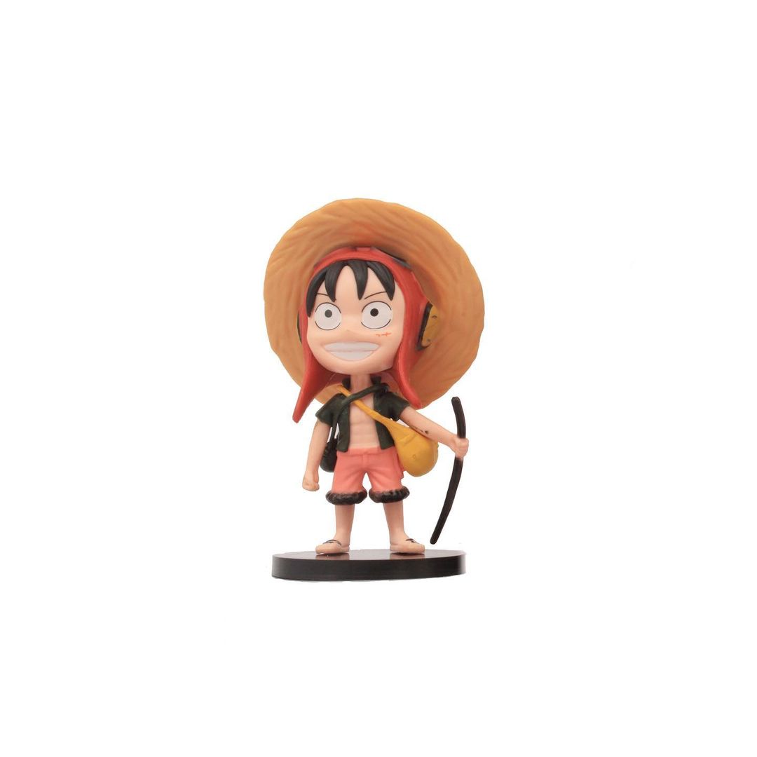 One Piece Anime D Luffy Chibbi Figures Set of 3 [10-12 cm]