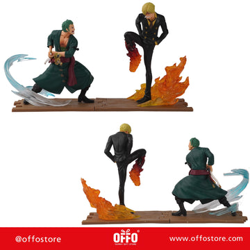 One Piece Anime Zoro and Sanji Set Of Two Action Figures