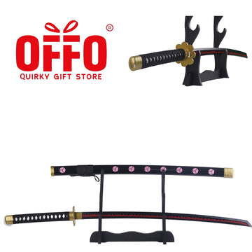 One Piece Anime Zoro Shusui Wooden Life Size Practice Katana Without Stand [100cm]