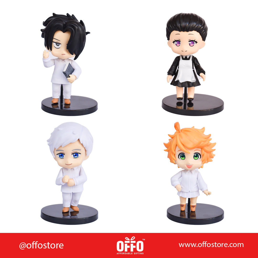 The Promised Neverland Action figures set of 4 [6-8 cm]