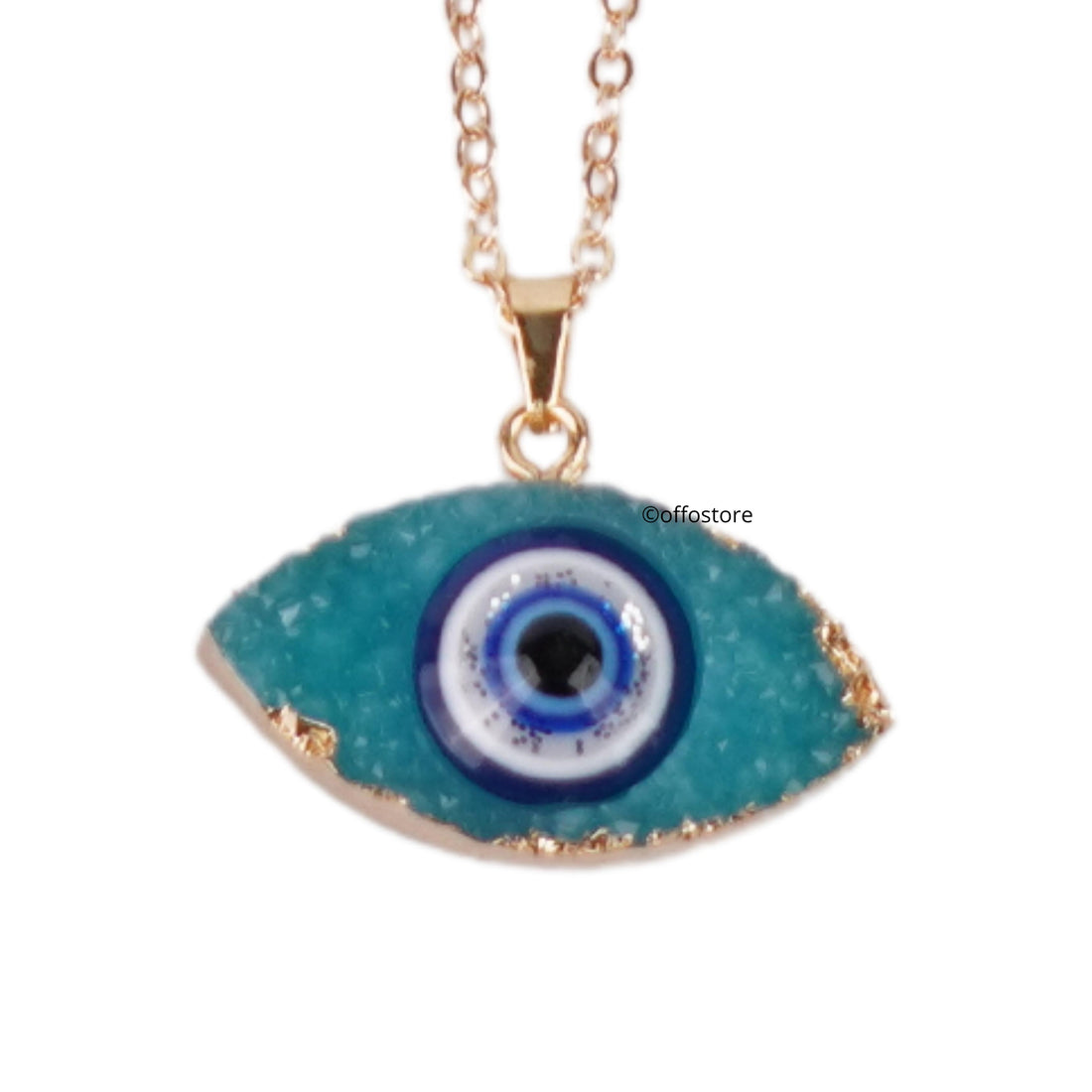 Evil Eye Rose Gold Plated Locket