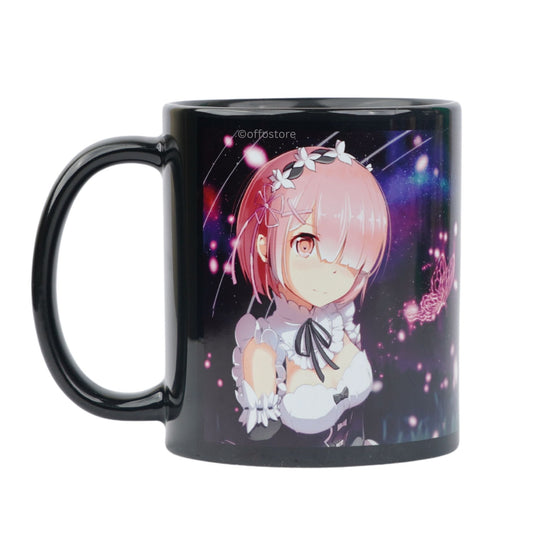 Re:Zero Rem - Black Ceramic Mug