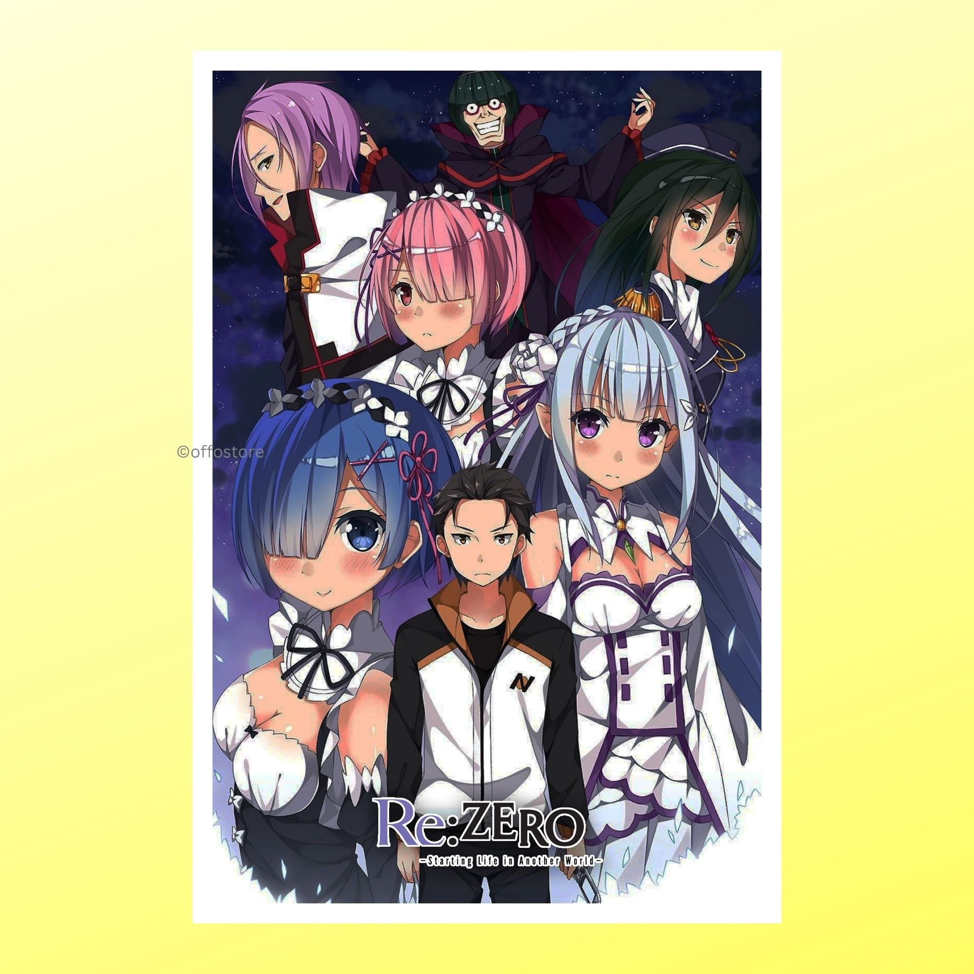 Re:Zero Anime Wall Poster