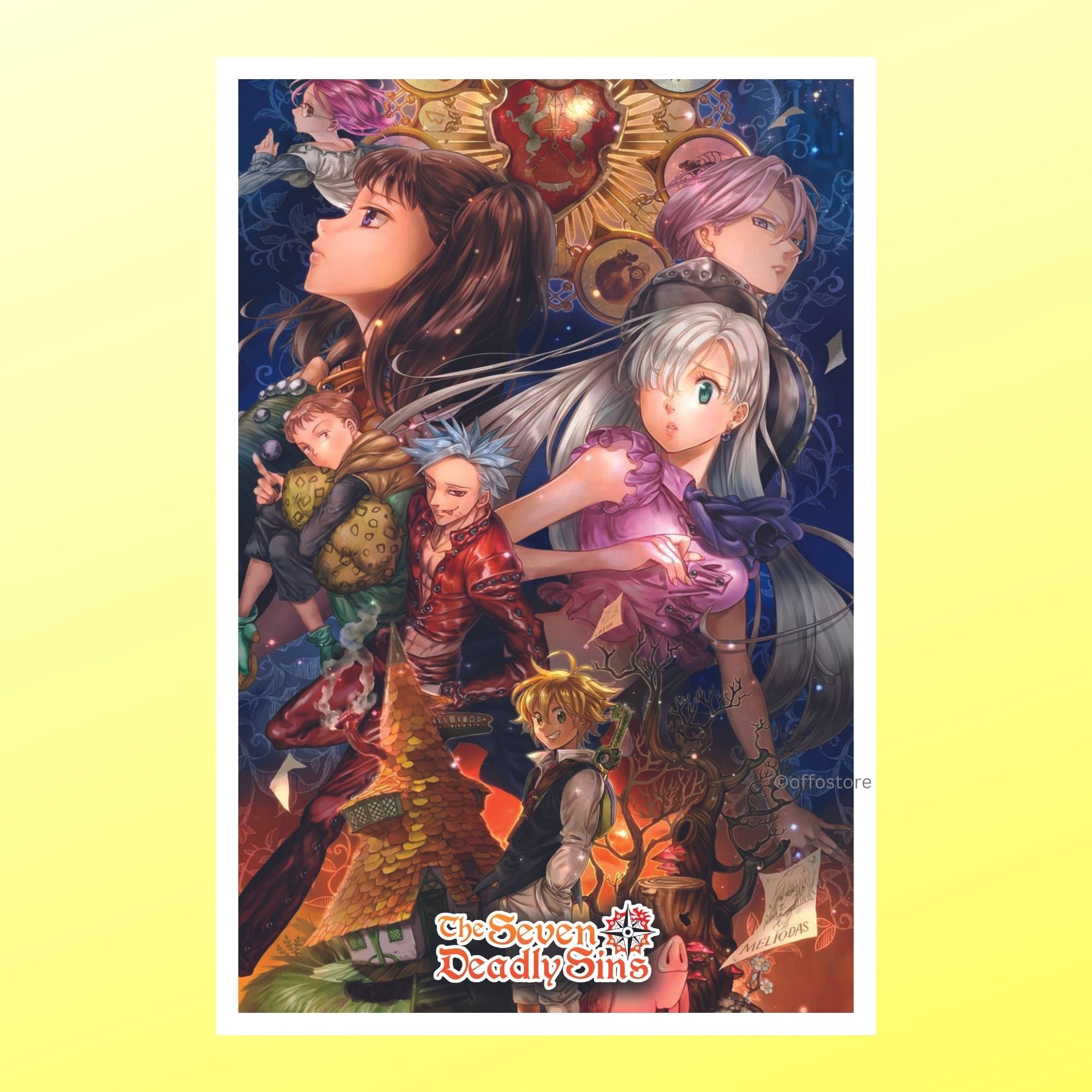 The Seven Deadly Sins Anime Wall Poster