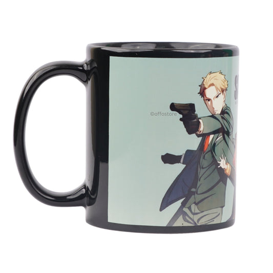 Spy X Family - Black Ceramic Mug