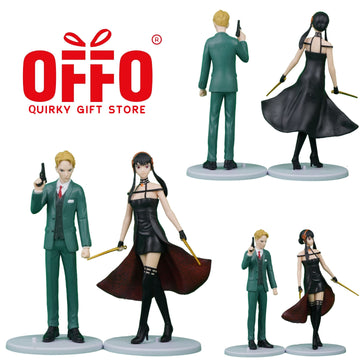 Spy X Family Anime Loid Forger And Yor Forger Set Of Two Action Figures