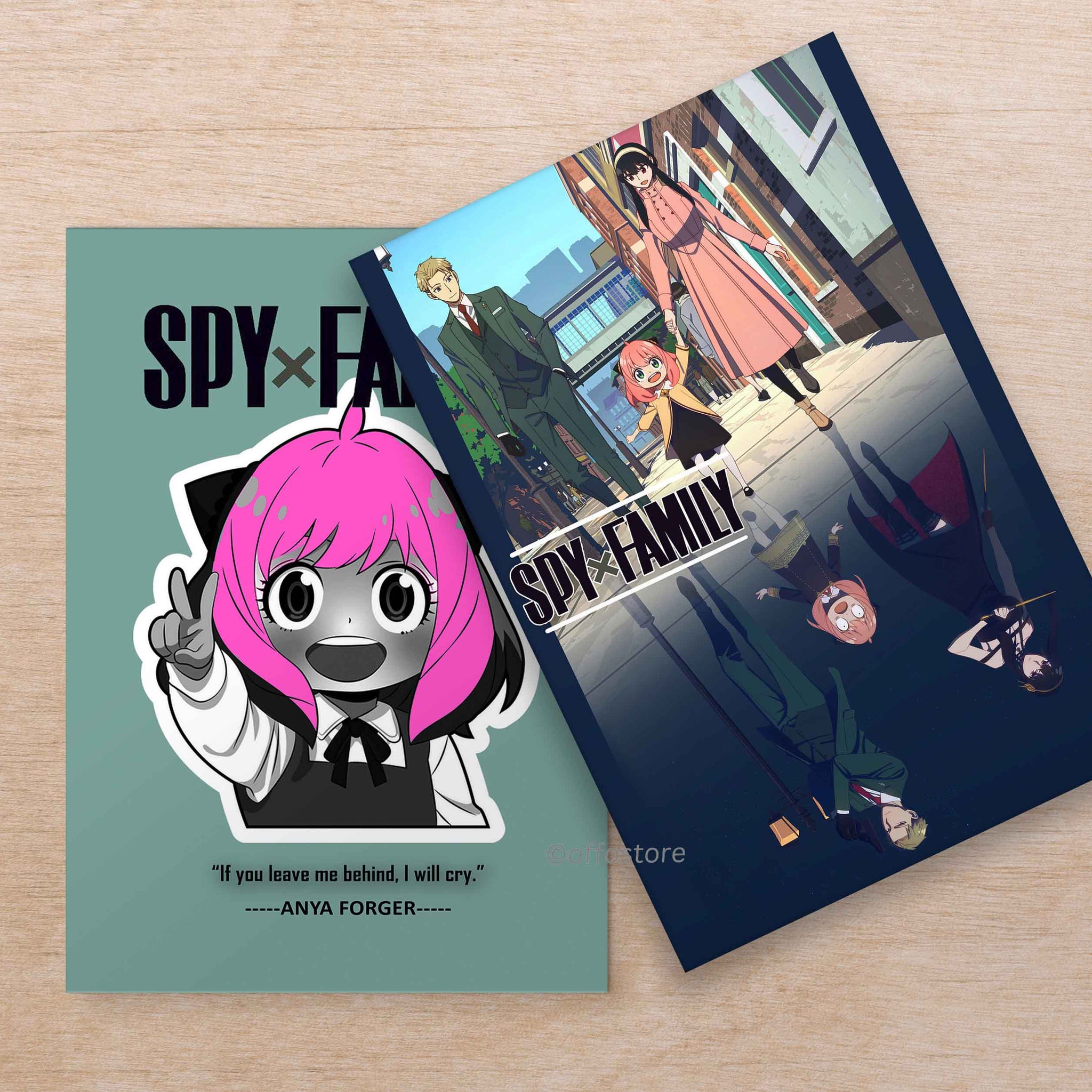 Anime: Spy X Family Velvet Finish A5 Notebook