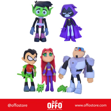 Teen Titans Action figures Set of 5