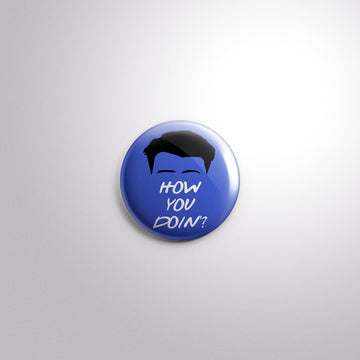 Joey F.R.I.E.N.D.S Scratch-Proof Button Badge