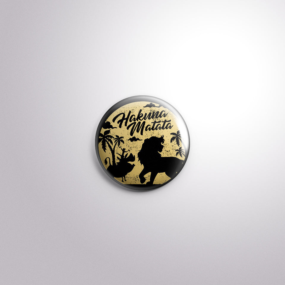 Lion King Scratch-Proof Button Badge