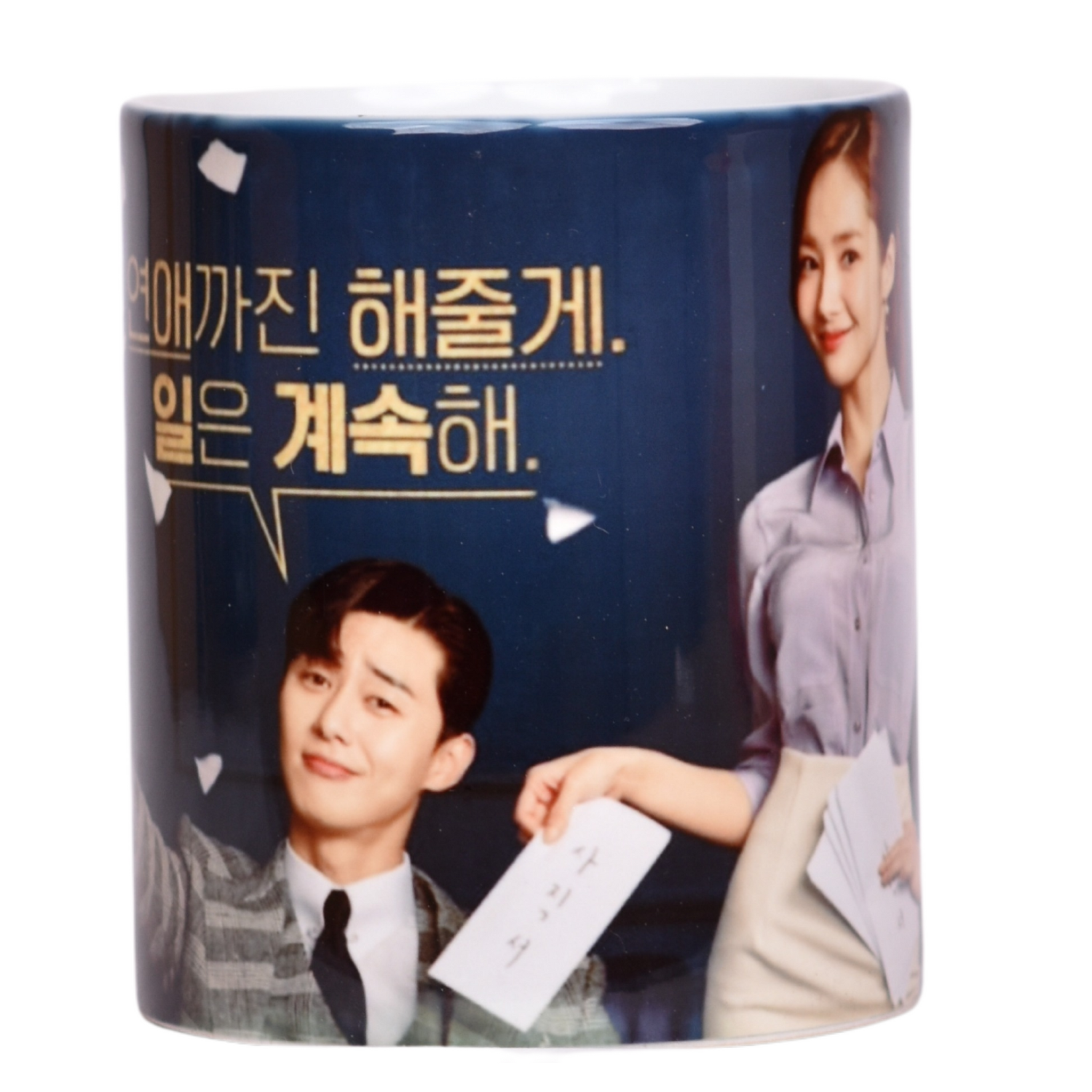 K-Drama: What's Wrong With Secretary Kim - White Ceramic Mug