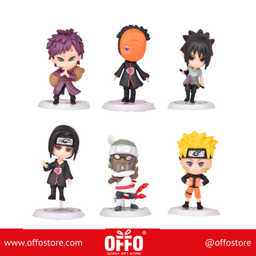 Naruto Anime Set of 6 [7 cm- 8 cm]