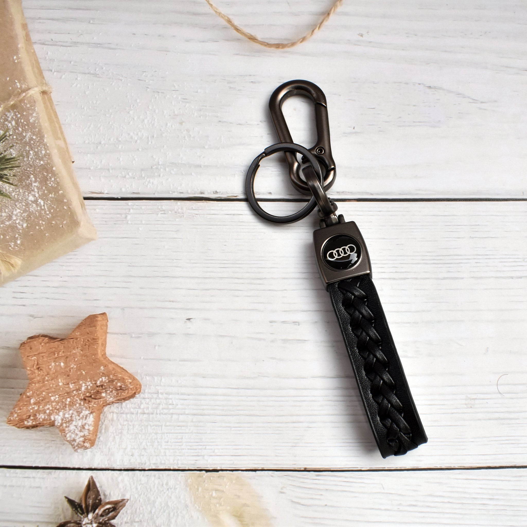 Audi Leather Keychain