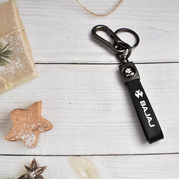 Bajaj Leather Keychain