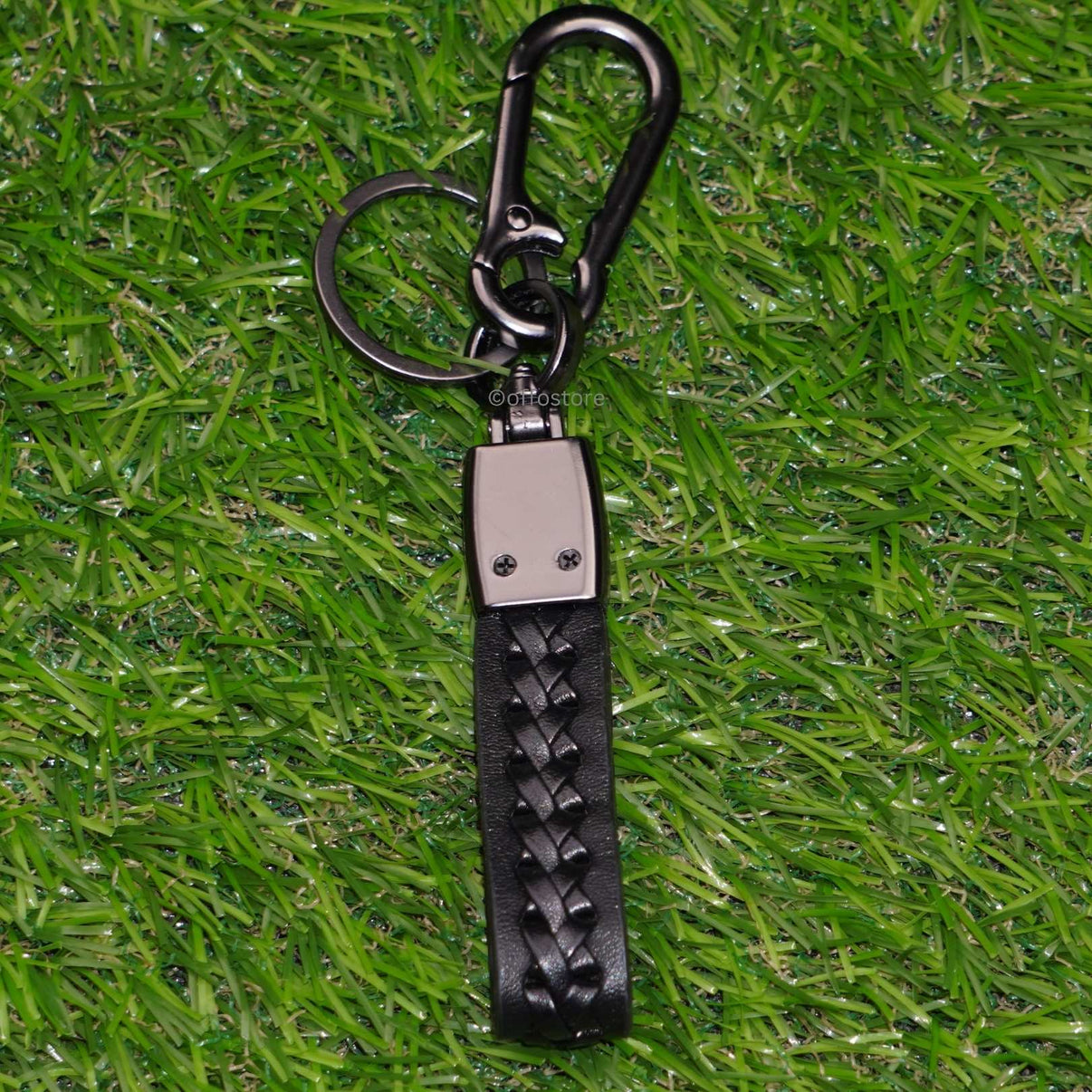 KTM Leather Keychain