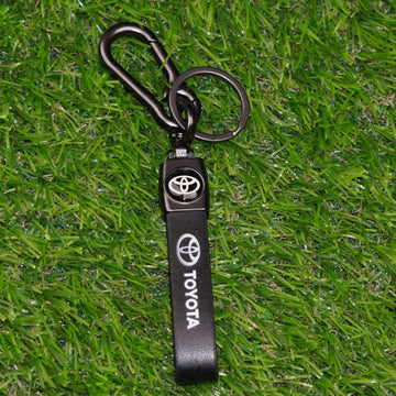 Toyota Symbol Leather Keychain