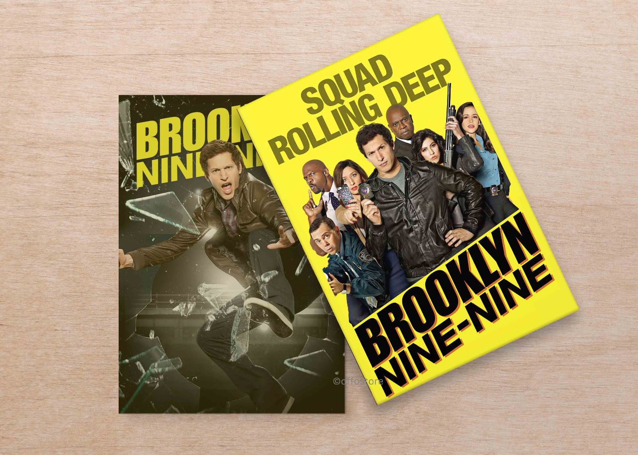 Brooklyn Nine Velvet Finish A5 Notebook
