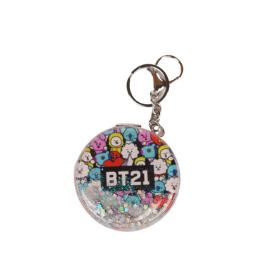 BT21 B Mirror Keychain
